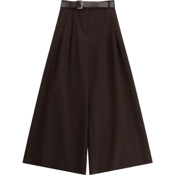 pantaloni a palazzo Imperial marrone