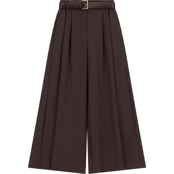 pantaloni a palazzo Imperial marrone