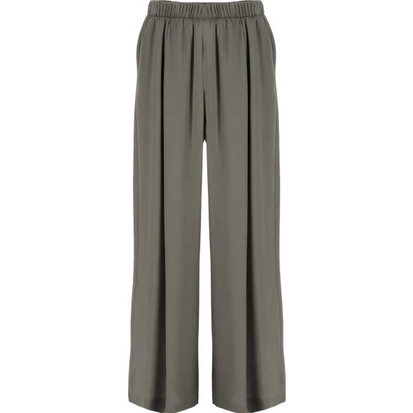 pantaloni a palazzo Imperial grigio tinta unita