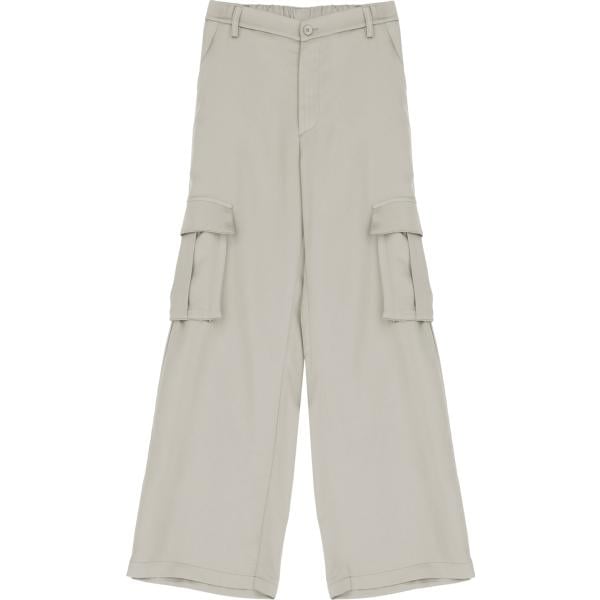 pantaloni cargo Imperial grigio tinta unita