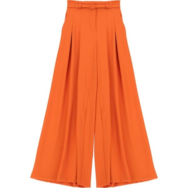 pantaloni a palazzo Imperial arancione