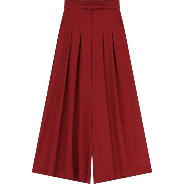 pantaloni a palazzo Imperial rosso