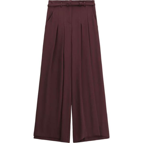 pantaloni a palazzo Imperial marrone