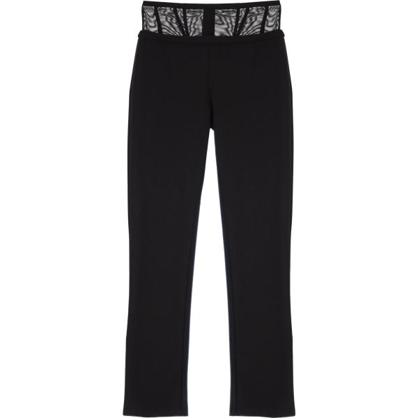 pantaloni Imperial nero tinta unita
