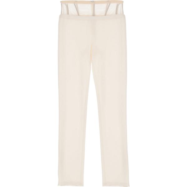 pantaloni Imperial bianco tinta unita