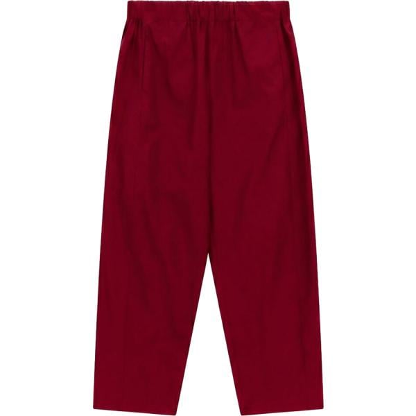 Pantaloni da donna in bordeaux cropped a vita alta Imperial