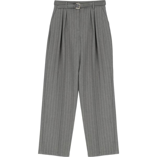 pantaloni a palazzo Imperial grigio a righe
