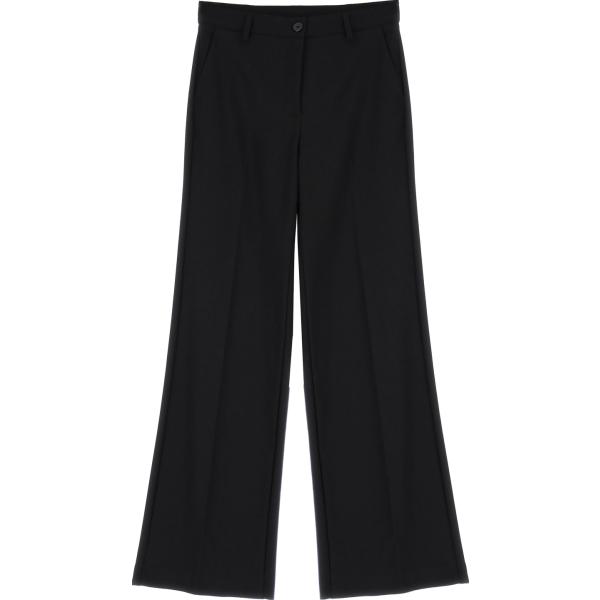 pantaloni a palazzo Imperial nero tinta unita