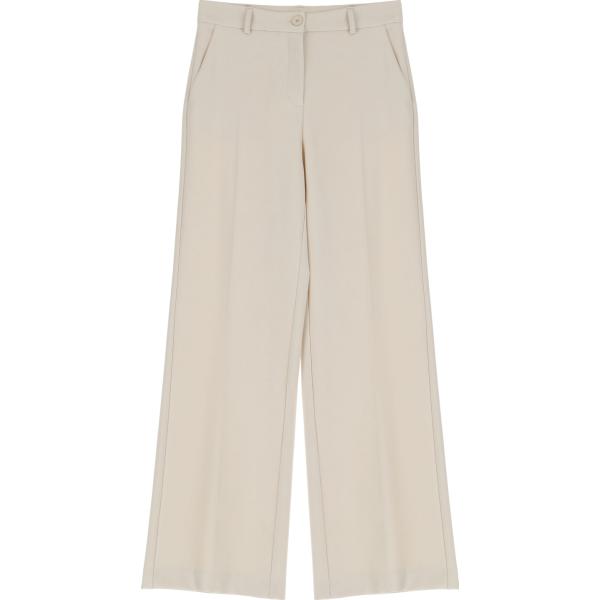 pantaloni a palazzo Imperial viola tinta unita