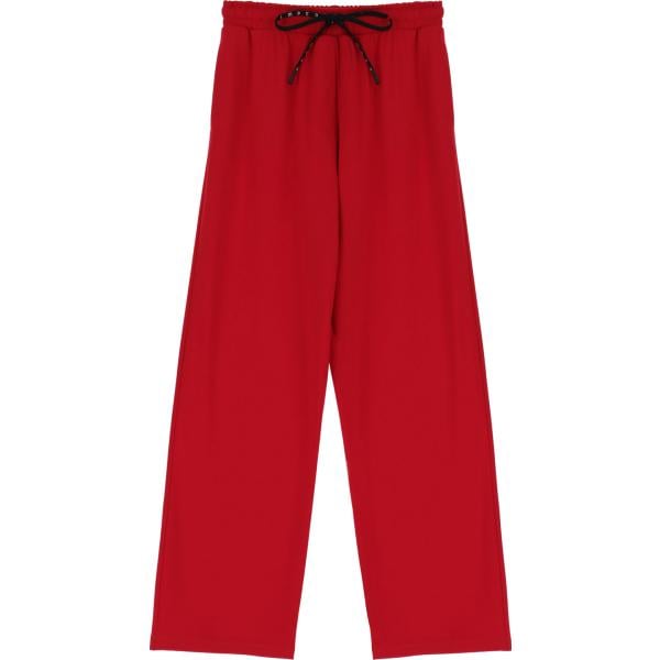 pantaloni Imperial rosso tinta unita