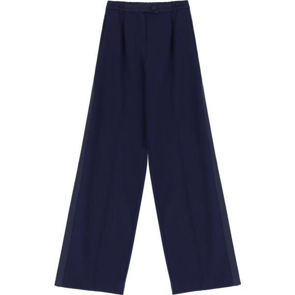 pantaloni Imperial blu tinta unita