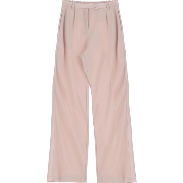 pantaloni Imperial rosa tinta unita