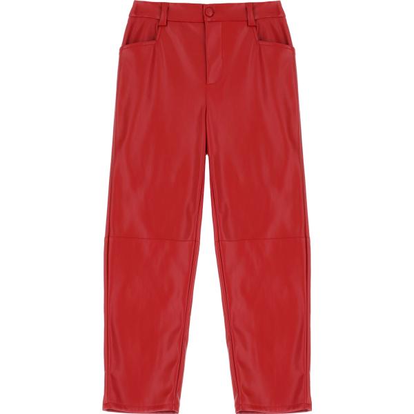 pantaloni capri Imperial rosso tinta unita