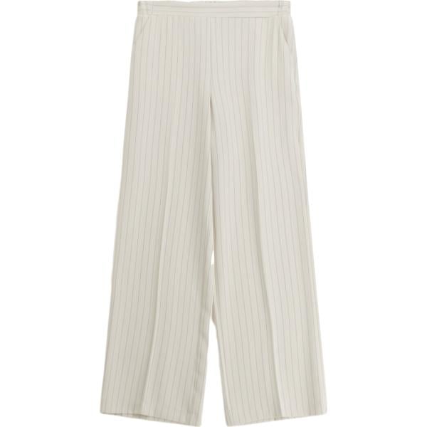 pantaloni a palazzo Imperial bianco a righe