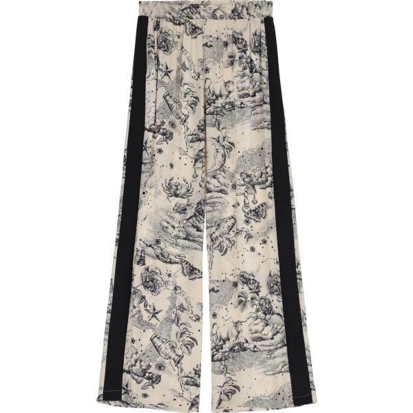 pantaloni Imperial bianco a righe
