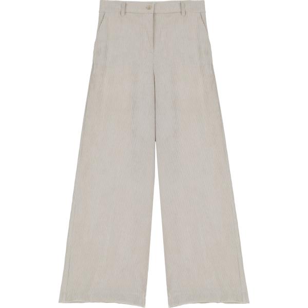 pantaloni a palazzo Imperial bianco tinta unita