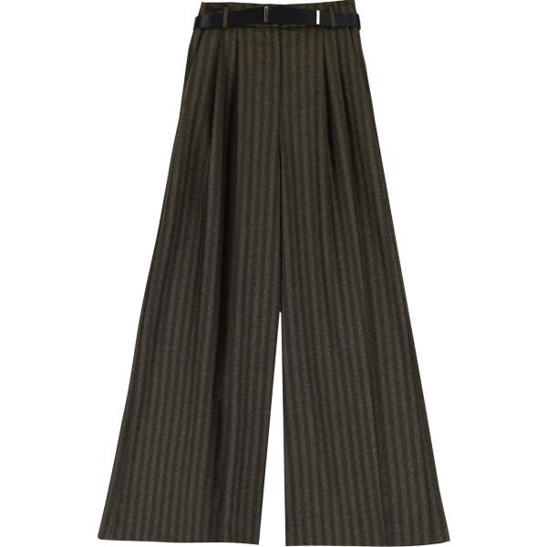 pantaloni Imperial verde a righe