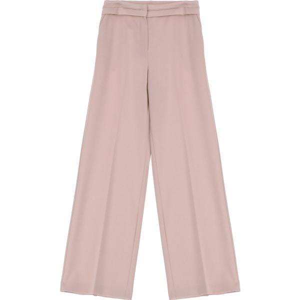 pantaloni Imperial rosa tinta unita
