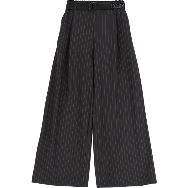pantaloni a palazzo Imperial grigio a righe