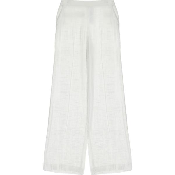 pantaloni a palazzo Imperial bianco