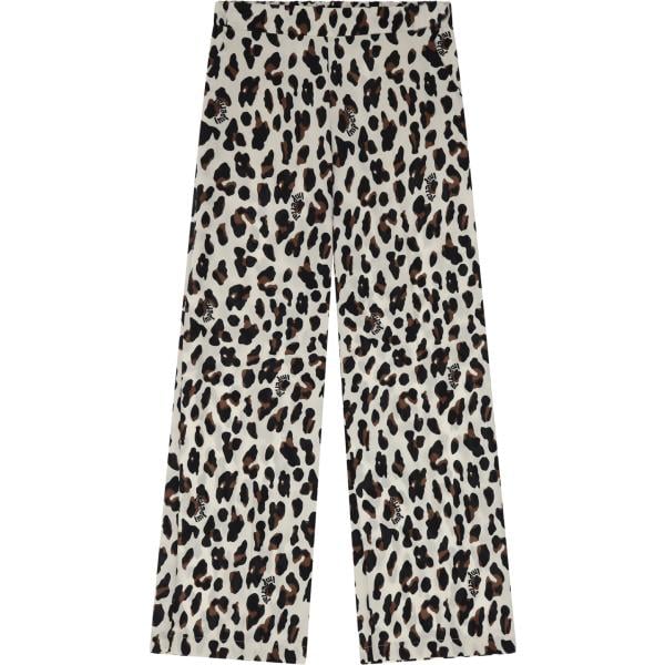 pantaloni a palazzo Imperial multicolore animalier