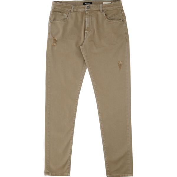 pantaloni capri Imperial marrone tinta unita