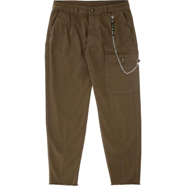 pantaloni Imperial marrone tinta unita