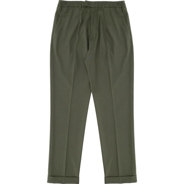 pantaloni Imperial verde tinta unita