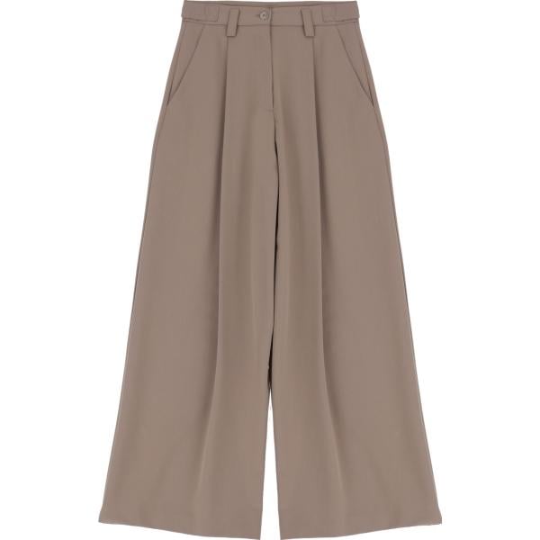pantaloni a palazzo Imperial marrone