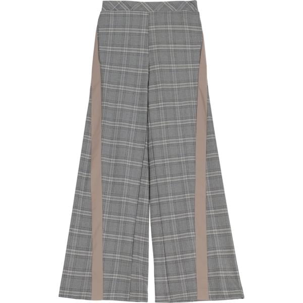 pantaloni a palazzo Imperial grigio a quadri