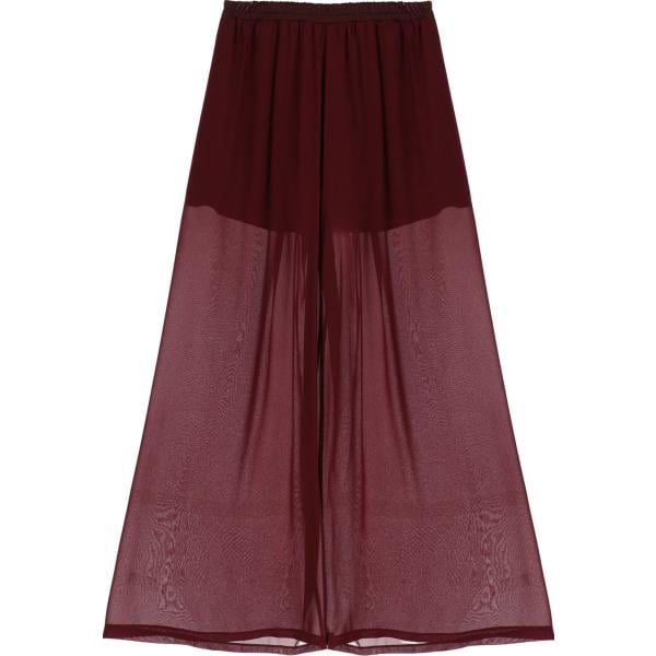pantaloni a palazzo Imperial marrone