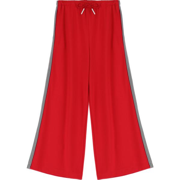 pantaloni Imperial rosso a righe