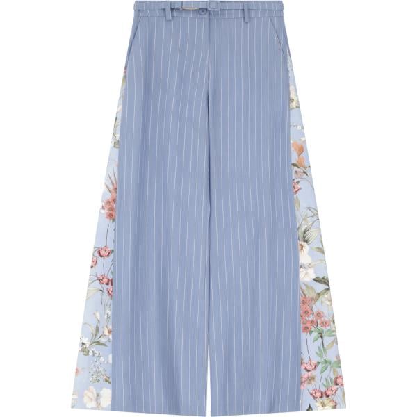 pantaloni Imperial viola a righe