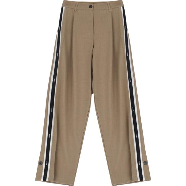 pantaloni Imperial marrone a righe