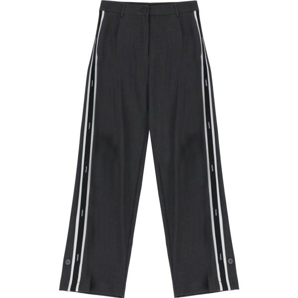 pantaloni Imperial nero a righe
