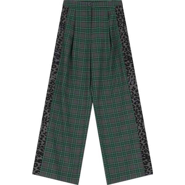 pantaloni Imperial grigio a quadri