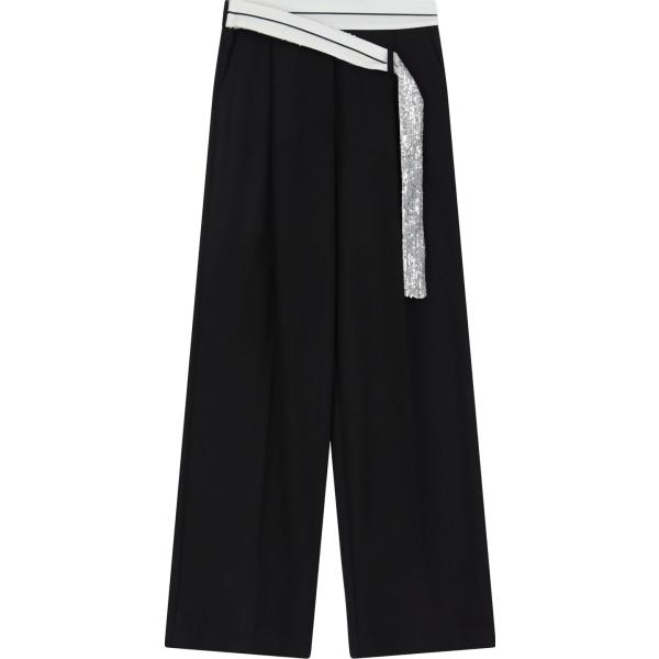pantaloni a palazzo Imperial nero