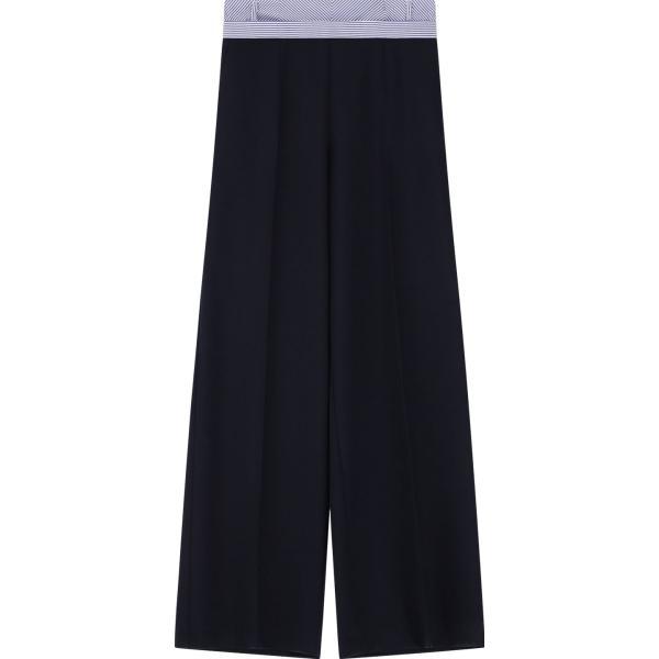 pantaloni a palazzo Imperial blu a righe