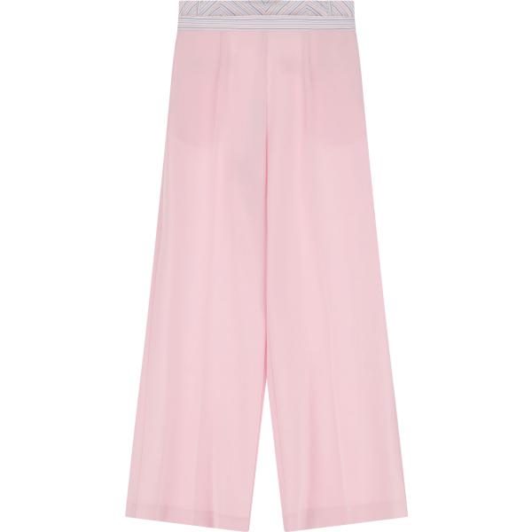 pantaloni a palazzo Imperial rosa a righe