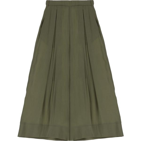 pantaloni Imperial verde tinta unita