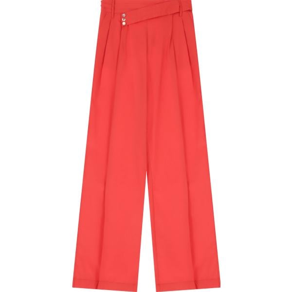 pantaloni Imperial rosso tinta unita