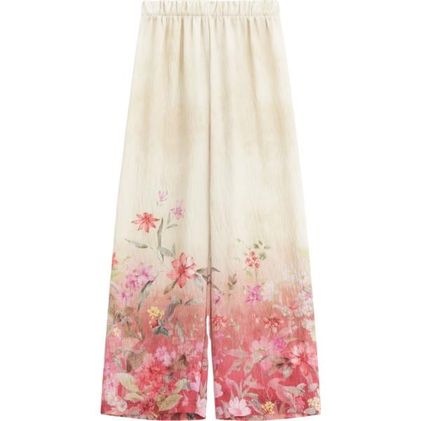 pantaloni Imperial bianco con stampe