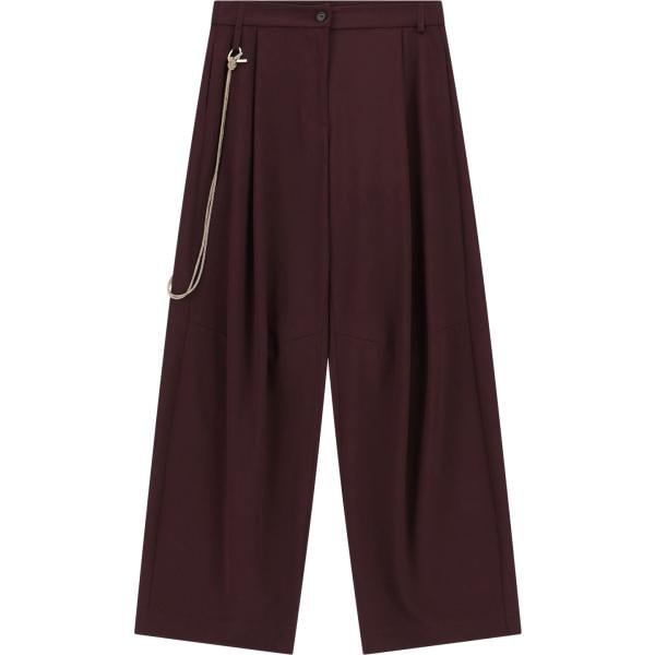 pantaloni a palazzo Imperial marrone