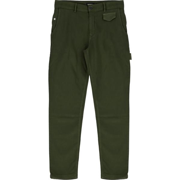 pantaloni Imperial verde tinta unita