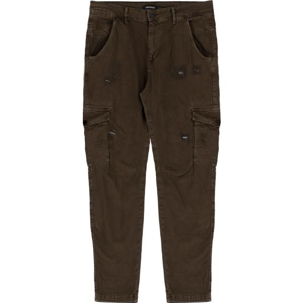pantaloni Imperial marrone tinta unita