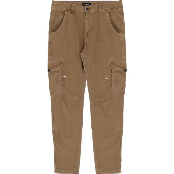 pantaloni Imperial marrone tinta unita