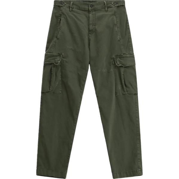 pantaloni cargo Imperial verde tinta unita