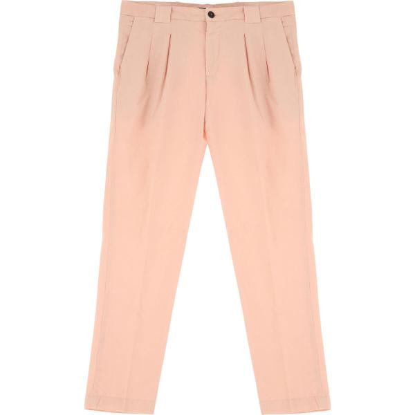 pantaloni Imperial rosa tinta unita