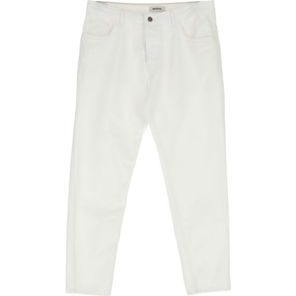 pantaloni Imperial bianco tinta unita