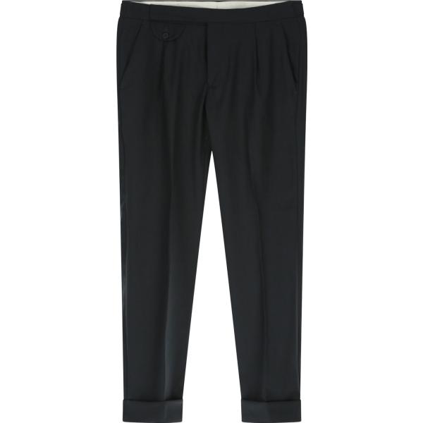 pantaloni capri Imperial nero tinta unita